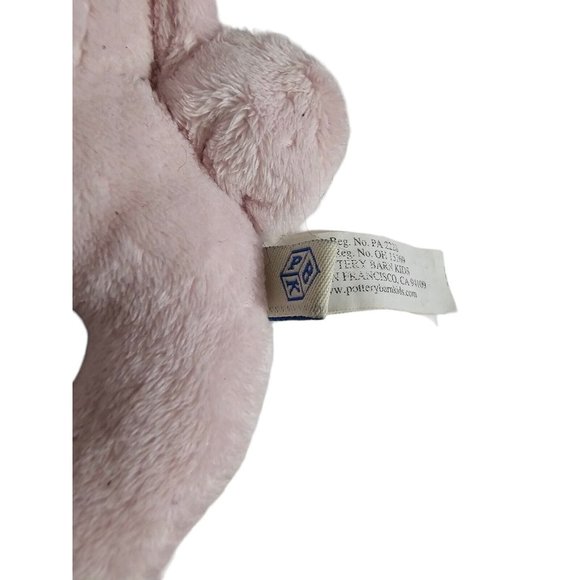 Vintage PB Kids Pink Plush Bunny Hand Held Rattle - Picture 3 of 3